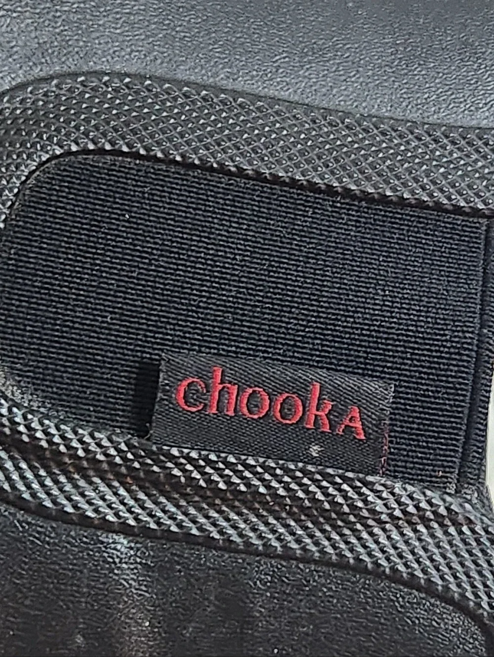 CHOOKA Handcrafted Premium Rainwear Plush Chelsea Black Boots